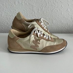 Michael Kors Gold Sneakers